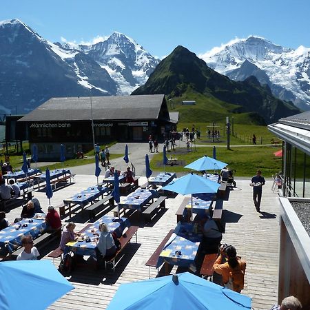 Hotel Berghaus Maennlichen Grindelwald Exteriér fotografie