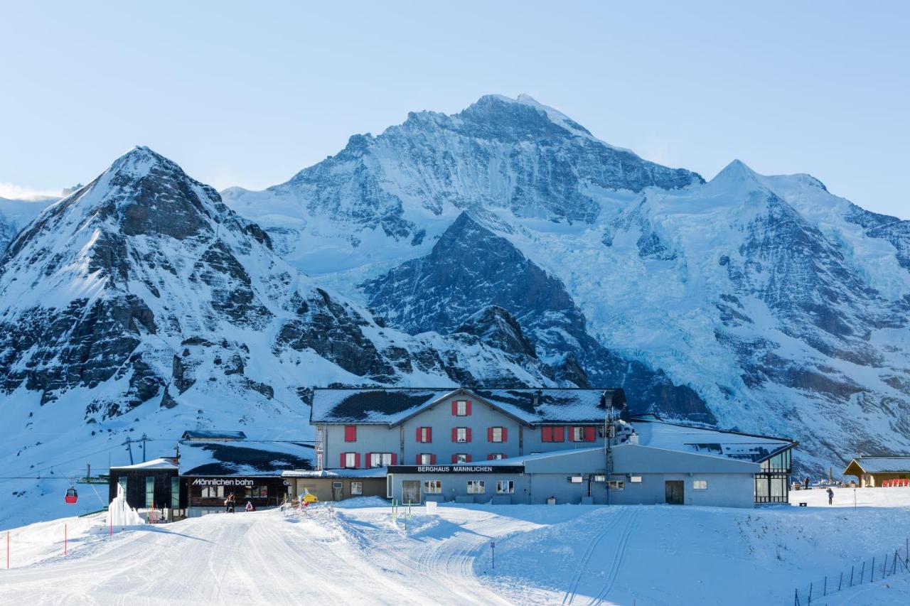 Hotel Berghaus Maennlichen Grindelwald Exteriér fotografie
